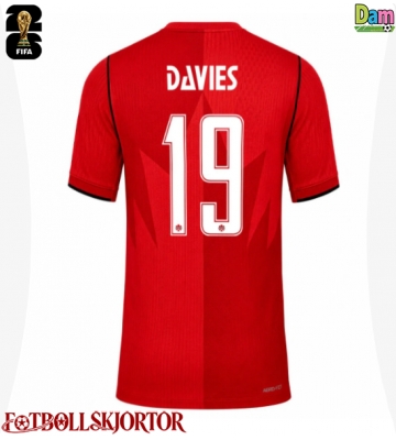 Kanada Alphonso Davies #19 Hemmatröja Dam VM 2026 Kortärmad